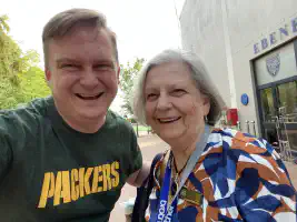 John at the South African Quilt Festival 2022